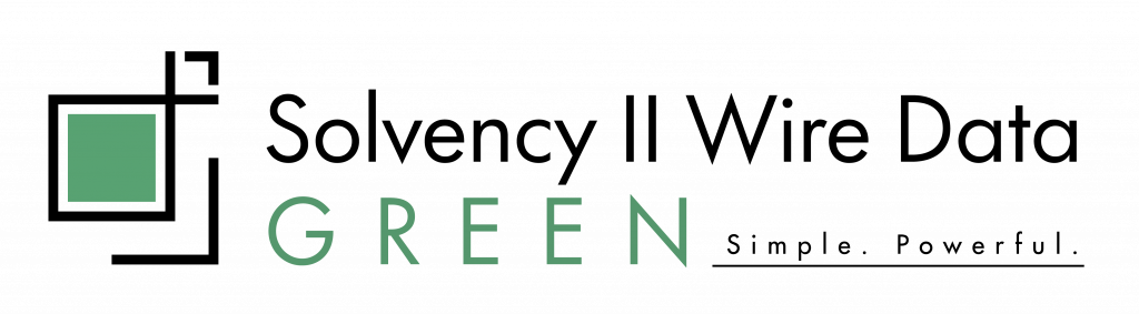 Logo: Solvency II Wire Data - green