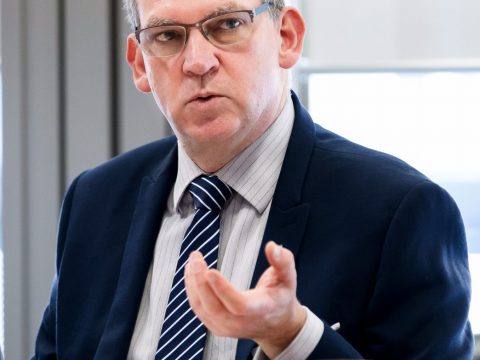 Gideon Benari speaking at Insurance Climate Disclosures